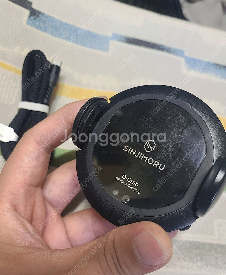 신지모루 오그랩 차량용 무선 고속충전--3