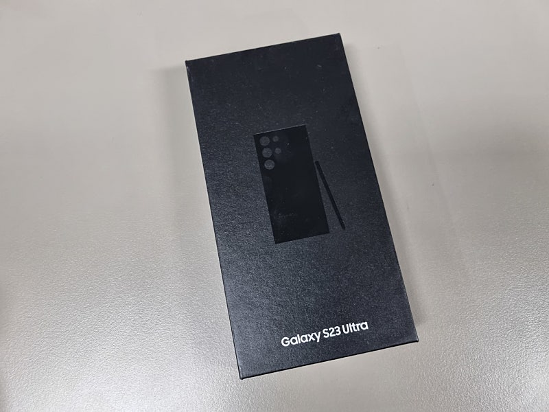 (자급제 새상품)갤럭시S23울트라 256기가 블랙색상 미사용 새제품 93만원 판매