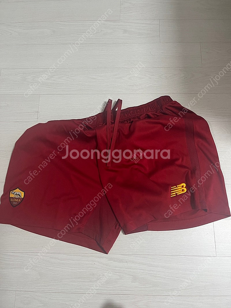 22-23 as로마 홈 어센틱 유니폼 XL 쇼트 무료로...--1