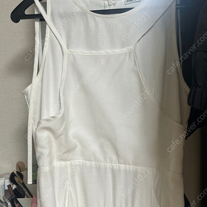 THEILMA 더일마 LINGTRAN HALTER DRESS white