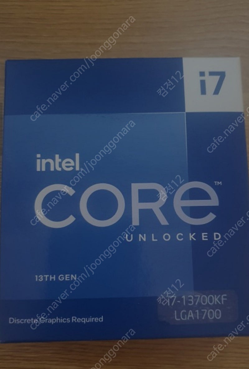 인텔 i7-13700kf 13세대 Cpu