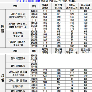 [매입] 아이폰15프로 아이폰15프로맥스 갤럭시S24 울트라 폴드6 폴드5 플립6 플립5 최고 가격 삽니다. 자급제/통신사/중고