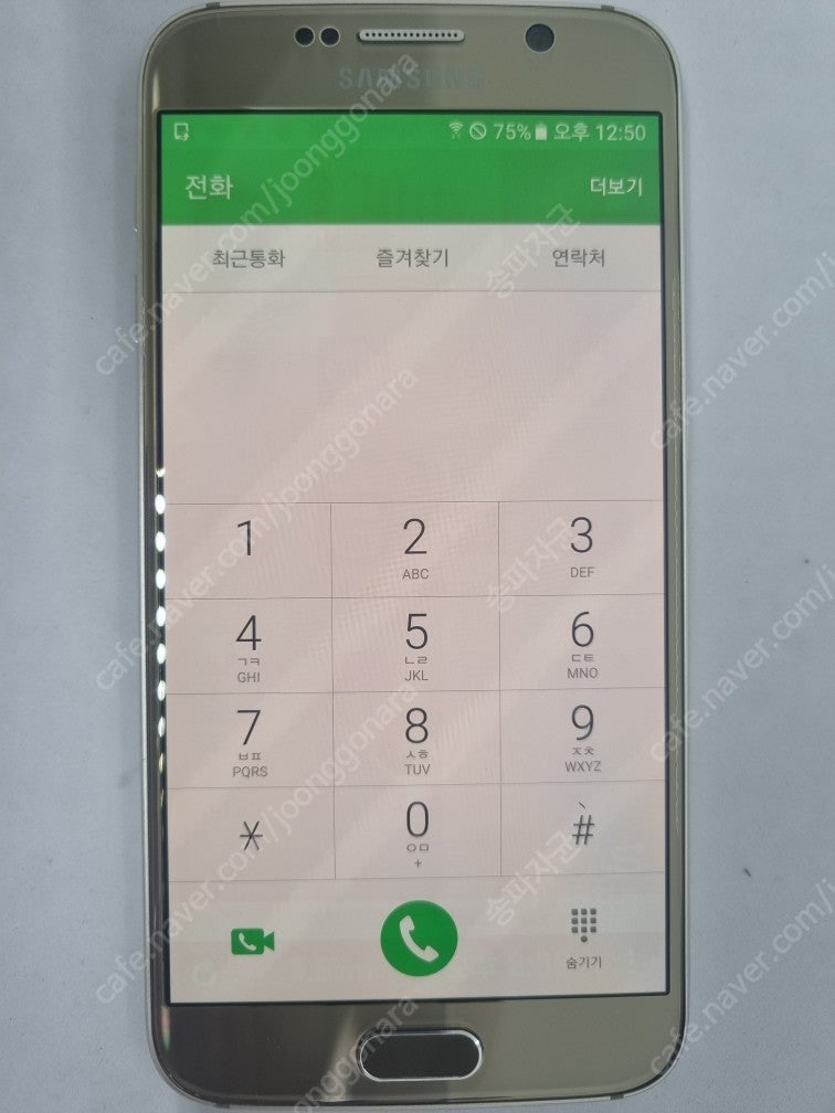 갤럭시S6 64기가 골드 (G920K) 잔상 4만 팝니다