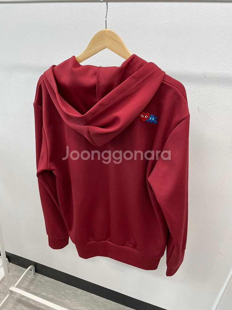 110/36) 꼼데가르송 23ss 픽셀하트 후드집업/디...--6