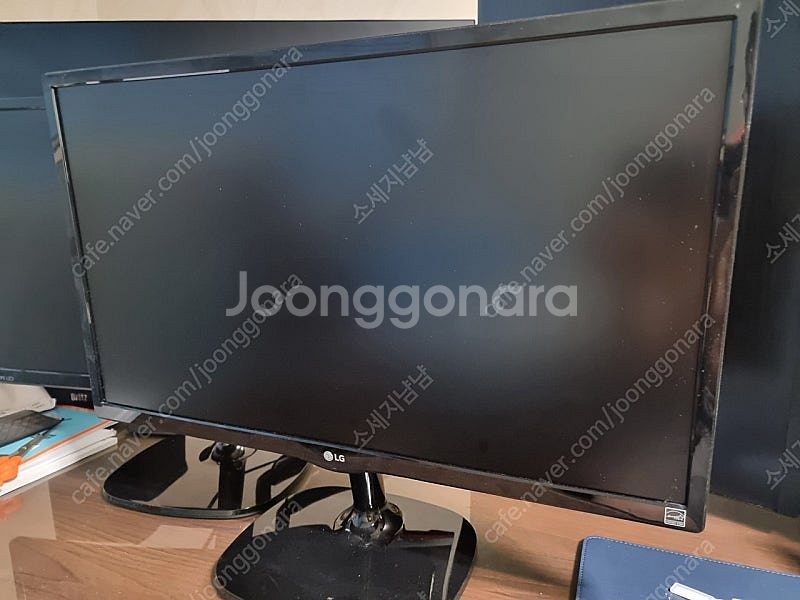 lg 24인치 fhd 모니터 두대--0