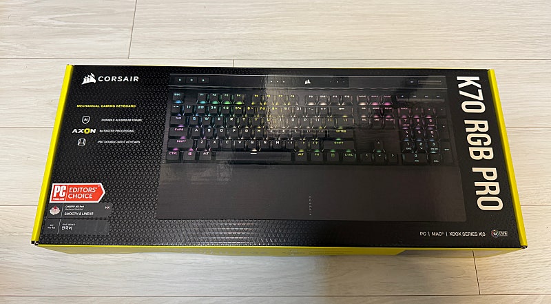 [미개봉] 커세어 K70 PRO RGB 적축 국내정품