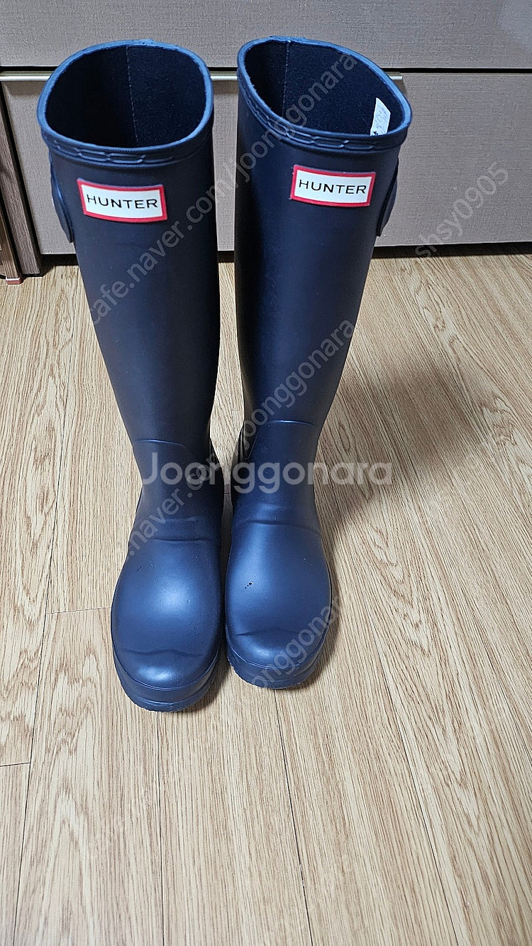 헌터레인부츠톨 uk5 240사이즈--0