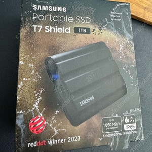 (미개봉)삼성전자 포터블 SSD T7 Shield 1TB
