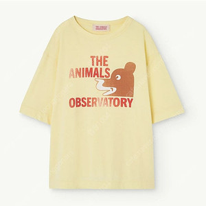 (새상품, 정품) 24ss 타오 루스터 오버사이즈 티셔츠, 옐로우 베어 6y, 8y, 10y