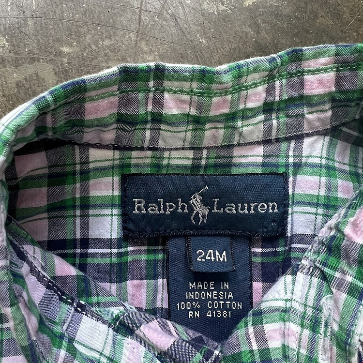 24m) 폴로 랄프로렌 키즈 체크 셔츠 남방 빈폴 헤지스 타미힐피거--2