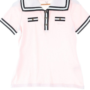 W(M) 볼빅 반팔 카라 티셔츠 핑크 폴리 골프 슬림핏 한정판