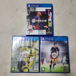 PS4 플스4 게임CD FIFA21 피파17 피파16 3개 일괄