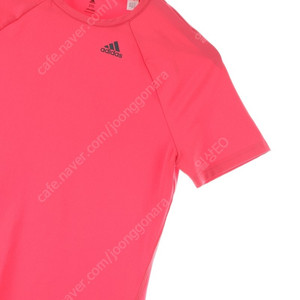 W(S) 아디다스 반팔 티셔츠 핑크 기능성 슬림핏 한정판