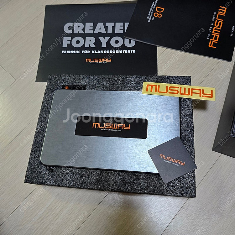 무스웨이 Musway D8 거의 신품 과 패시브--6