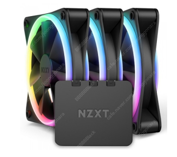 NZXT F120 RGB DUO Matte Black 3pack 컨트롤러