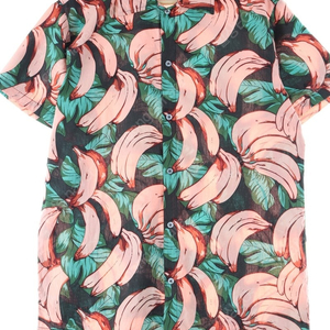 (XL) 브랜드빈티지 반팔셔츠 남방 하와이안 면 바나나 디자인