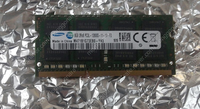 삼성 DDR3-12800S 8GB 저전력 노트북램