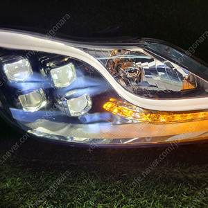 [판매] 제네시스BH 프라다 4구 LED 전조등 라이트 헤드램프 좌우 세트