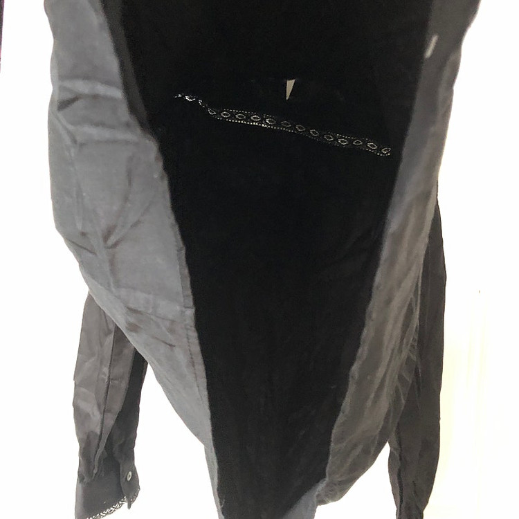 플리카 바스락 셔츠 코튼 벌룬 퍼프 마랑스타일 아일렛 레이스 블라우스 69000원 이미지