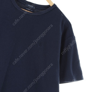 (XL) 헤지스 반팔 티셔츠 사용감 네이비 면 올드스쿨