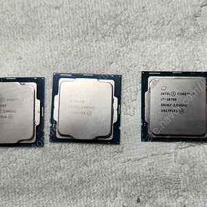 미사용하는 여러 종류 INTEL CPU 판매합니다.(테스트완료)