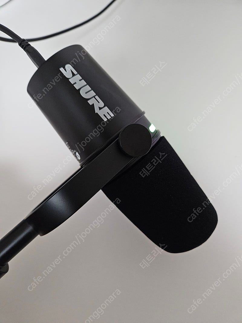 SHURE MV7+ 슈어 올인원 다이나믹 마이크, USB-C 스탠드 포함