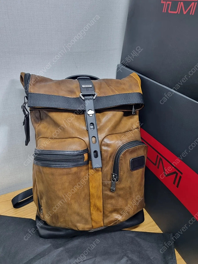 투미 롤탑백팩 가죽 tumi 이미지