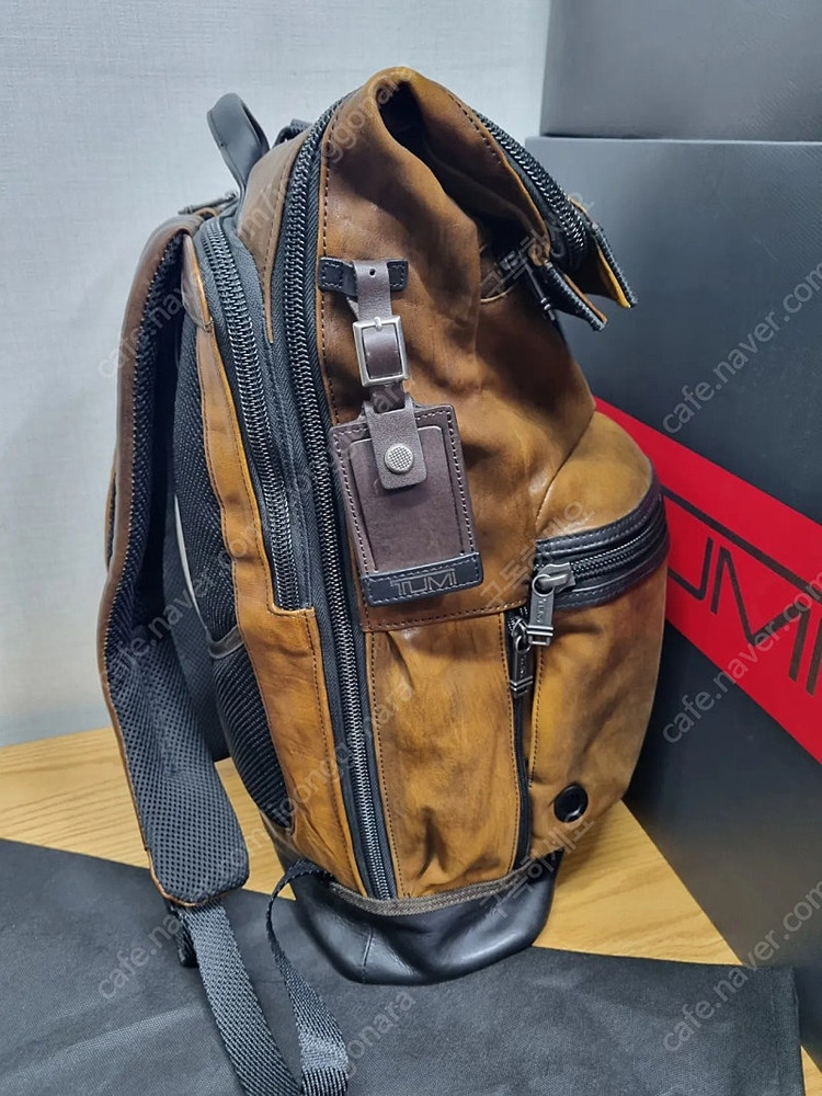투미 롤탑백팩 가죽 tumi 이미지