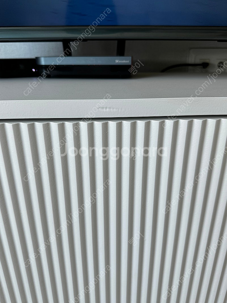 템바보드 거실장 1600 화이트--2