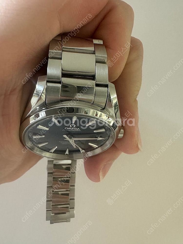 오메가 아쿠아테라 청판 41.5mm--5