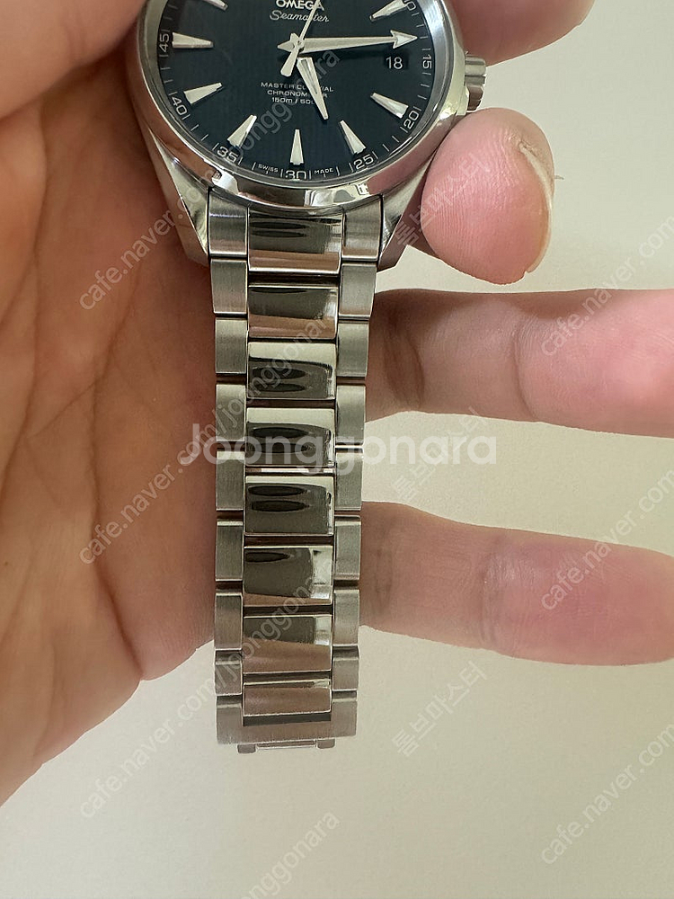 오메가 아쿠아테라 청판 41.5mm--8
