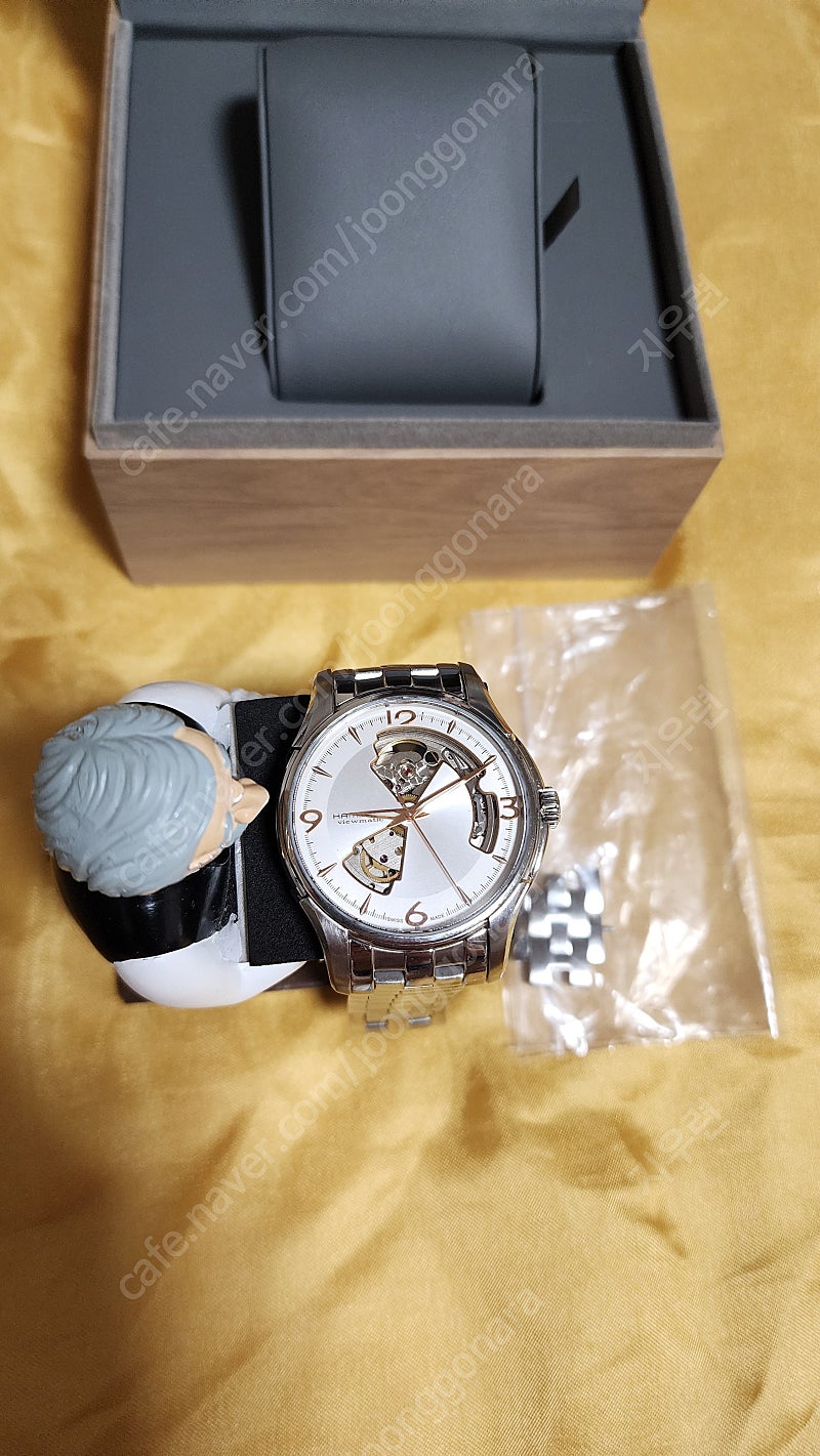 해밀턴 째즈마스터 오픈하트 오토매틱 흰판 [정품]시계