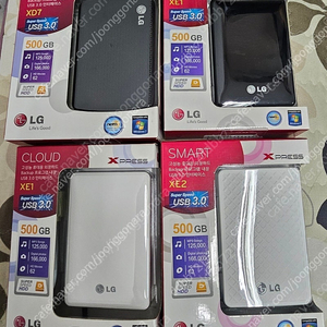 LG전자 외장하드 500GB (XE1/XE2) 미개봉 새제품 대량 판매합니다.