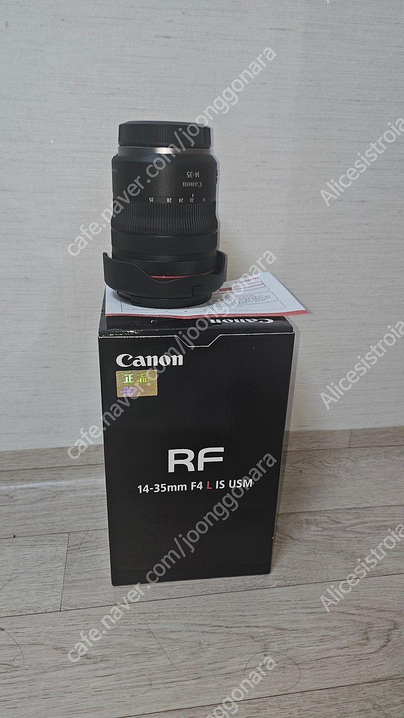 [보증 26년 1월] Canon RF 14 - 35mm F4 L IS USM / 캐논 풀프레임 미러리스 렌즈