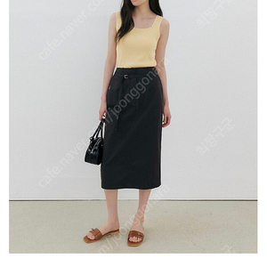 비뮤즈 블렌드스커트 차콜 Blend Skirt Charcoal s 새상품