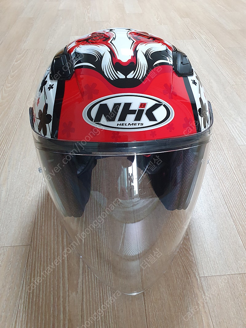 NHK 헬멧 S1 게이샤 블랙레드 XXL 팝니다