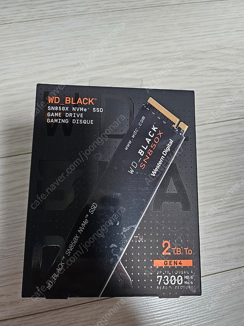 [미개봉] WD BLACK 2TB SSD (SN850X) 판매합니다.