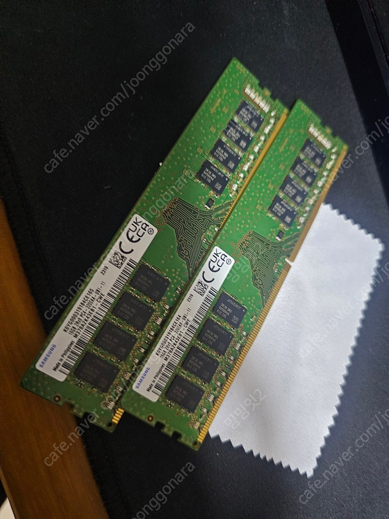 삼성 DDR4 3200Mhz 16x2 32G 램 팝니다 ( 25600 ,RAM )