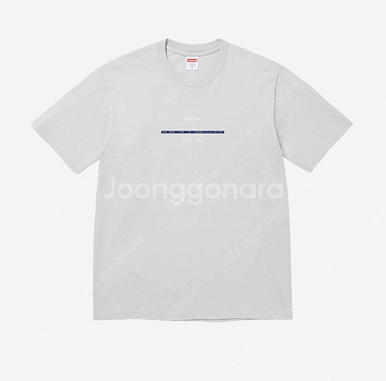 슈프림 반팔티 24ss xl 새상품--0
