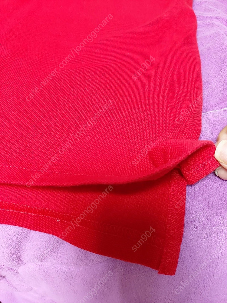 여성 라코스테 반팔피케티셔츠 34사이즈 55 이미지