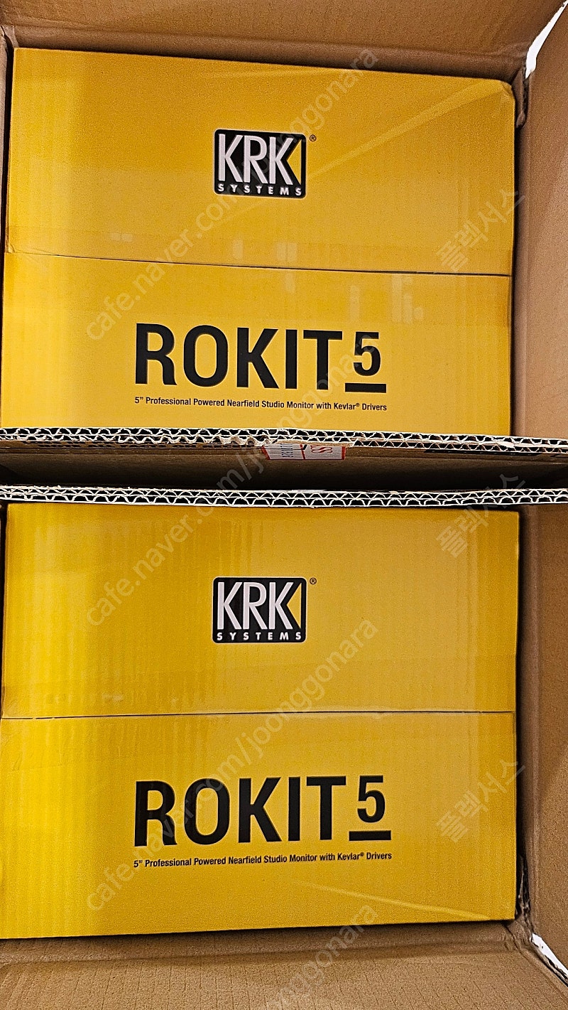krk rokit5 g4 모니터 스피커 1조 미개봉 새제품