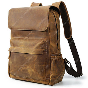 가죽 가방 백팩 15인치 노트북 수납 leather backpack 브라운 색상 bag