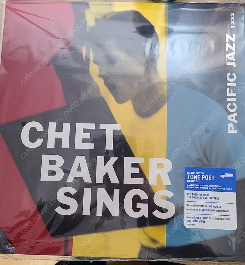 Chet Baker _Sings (blue note tone poet series )미개봉 LP