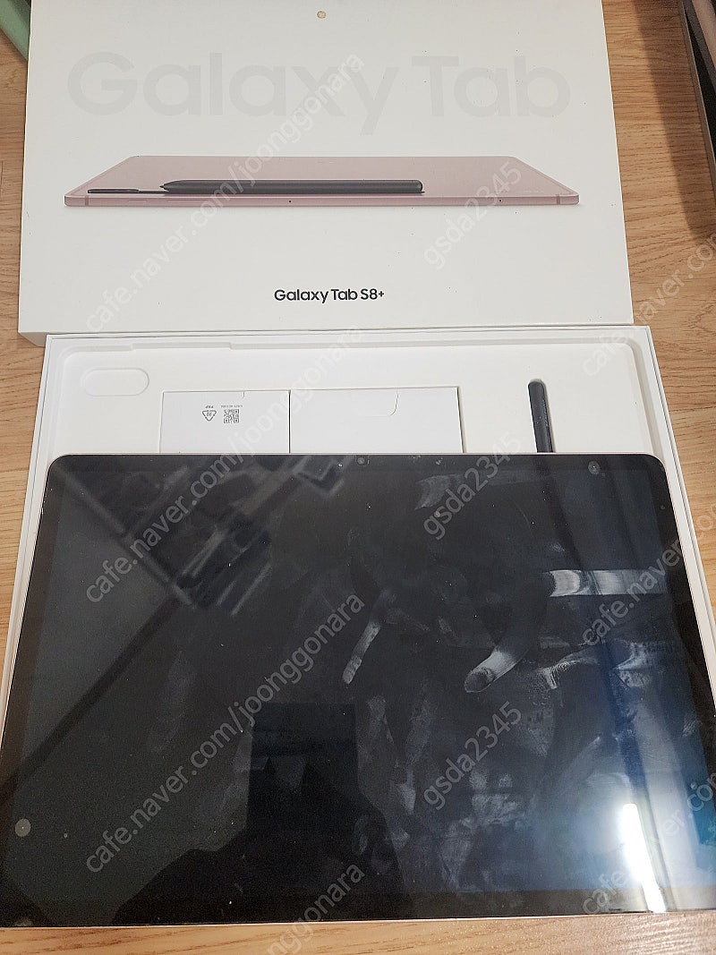 갤럭시탭 s8플러스 256기가 와이파이 핑크골드 ss급...--0