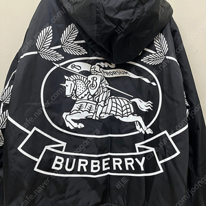 burberry stanford 버버리 스텐포드 프로섬 백로고 자켓 블랙 XXL 새제품