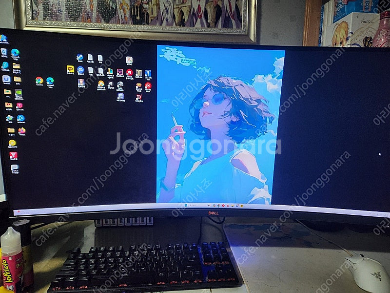 DELL S3422DWG 21:9 모니터 팝니다--2