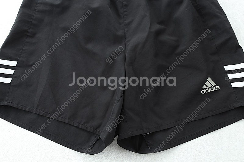 (M) 아디다스 반바지 팬츠 블랙 밴딩 트레이닝 한정판--3