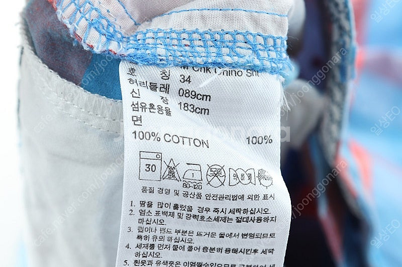 (XL) 아디다스 반바지 팬츠 블루 체크 면 아메카지 ...--6