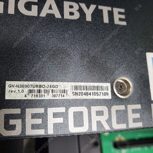 GIGABYTE GeForce RTX 3090 24GB TURBO (GV-N3090TURBO-24GD)
