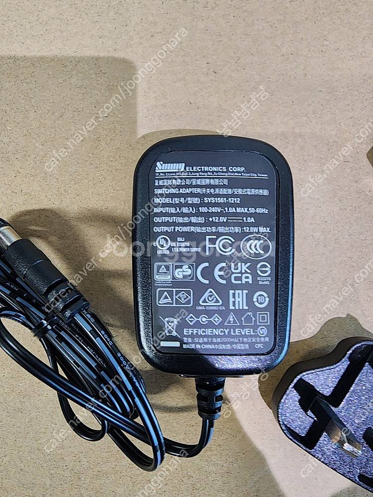 DC어뎁터 (제품명:SYS1561-1212) 12V 1...--2